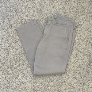 Mens Light grey j crew pants